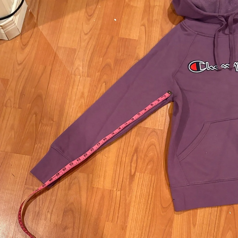 Champion Plum Hoodie with Logo - Picture 8 of 9